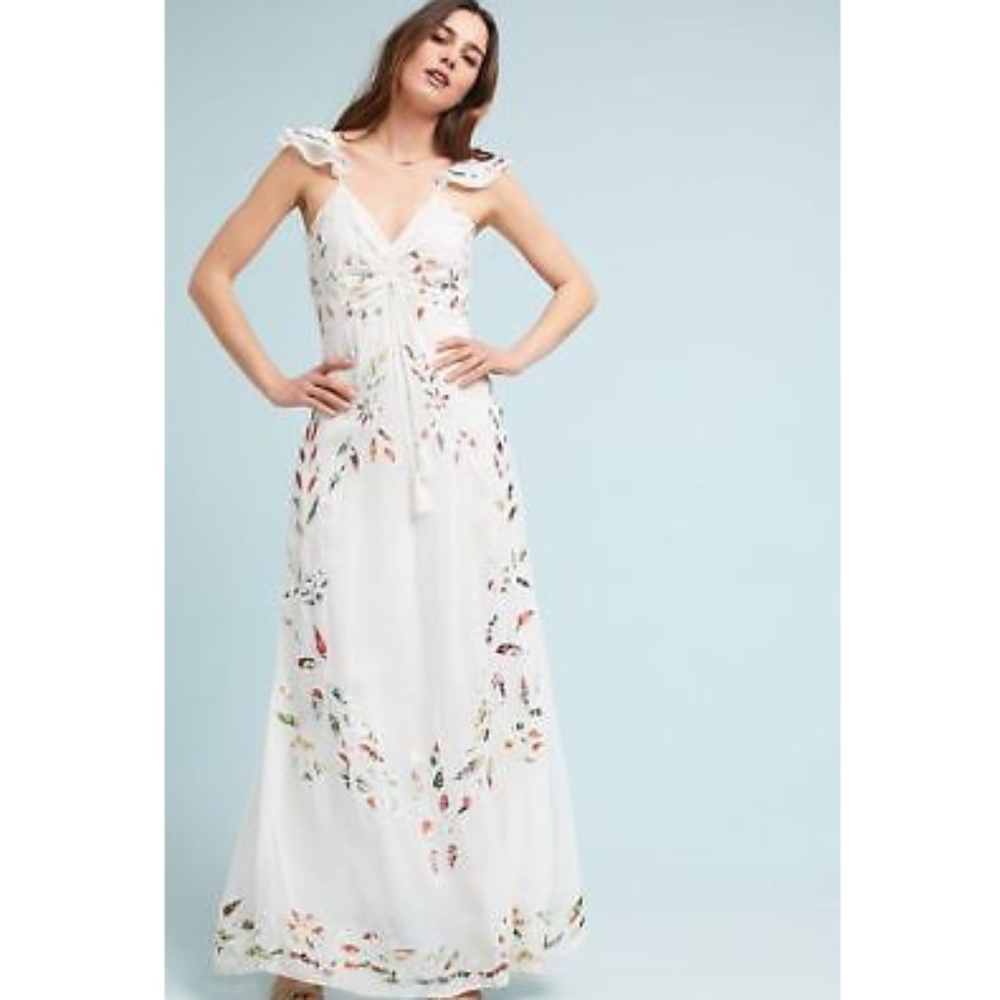 ANTHROPOLOGIE FARM RIO QUINTANA MAXI DRESS